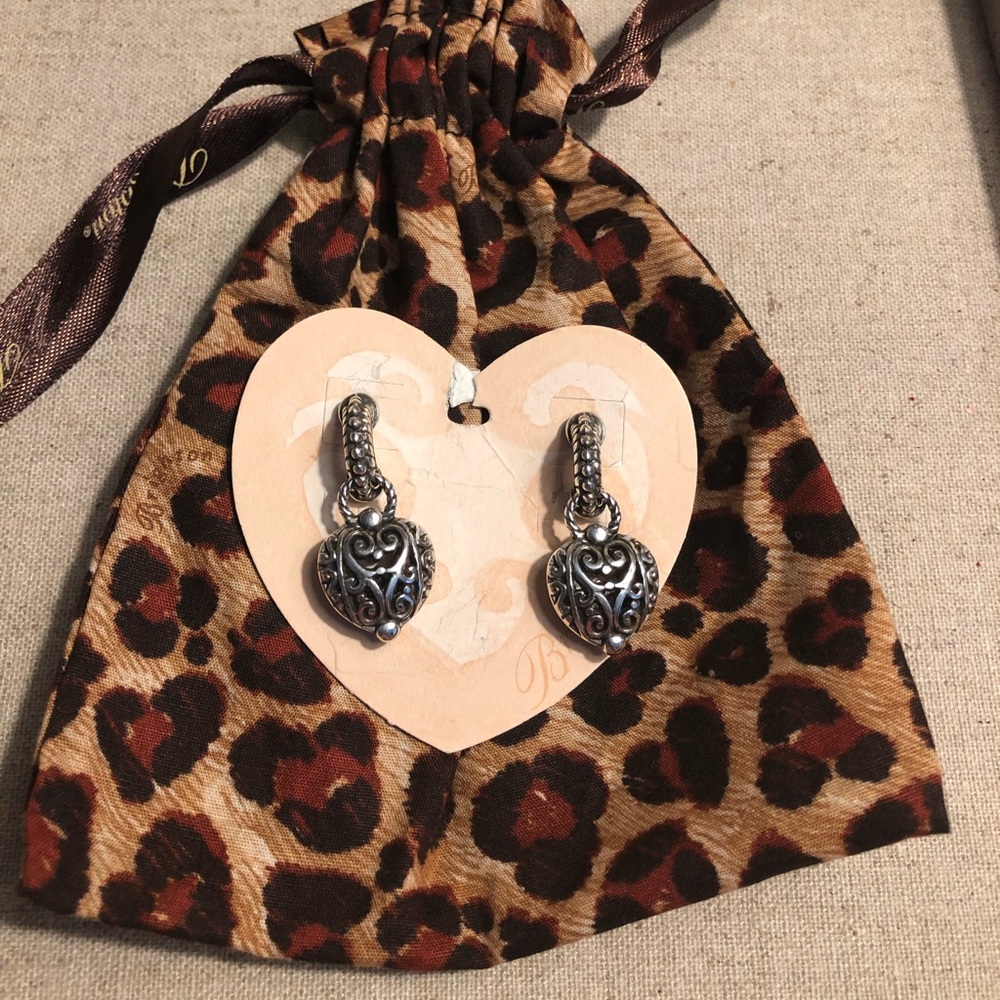 Brighton Bibi heart earrings